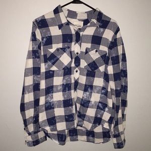 dark blue flannel